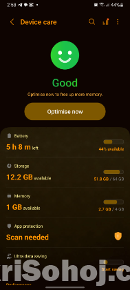 Samsung a03s ram 4+4 stores 64